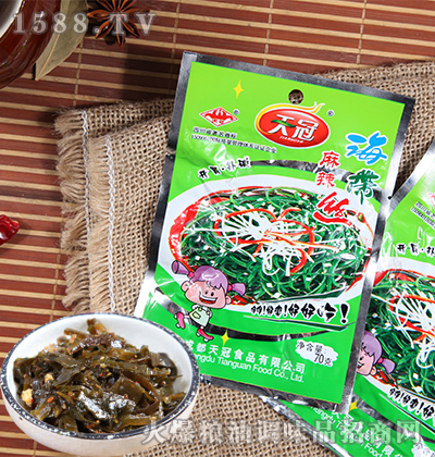 麻辣海帶絲70克-天冠