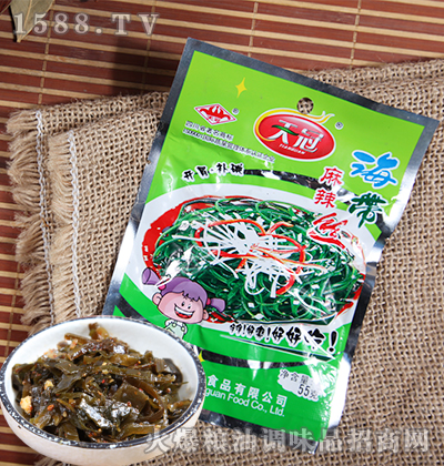 麻辣海帶絲55克-天冠