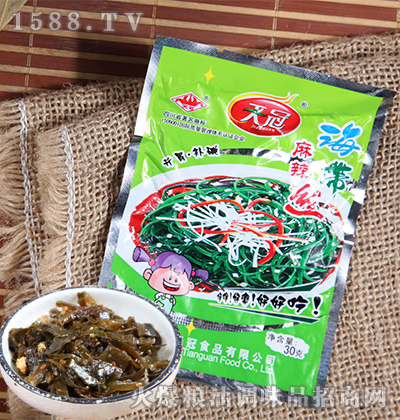 麻辣海帶絲30克-天冠