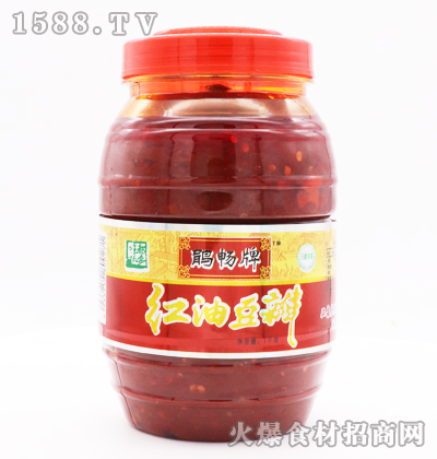 鵑暢牌紅油豆瓣1千克