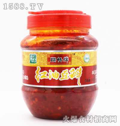 鵑暢牌紅油豆瓣500克