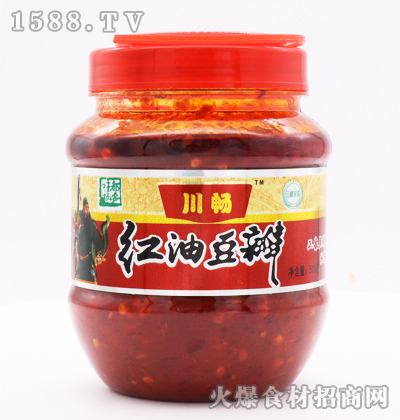 川暢紅油豆瓣500克