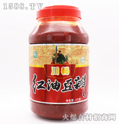 川暢紅油豆瓣-4千克
