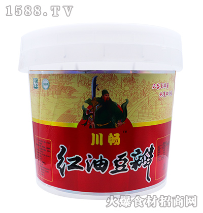 川暢紅油豆瓣桶裝