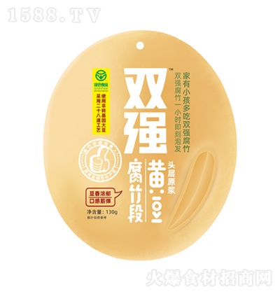 雙強(qiáng) 黃豆腐竹段 130g