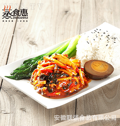 蒸食惠 魚香肉絲200g 蓋澆飯中餐料理包 方便菜 冷凍調理包快餐 外賣食品