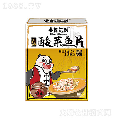 小熊駕到 老壇酸菜魚片 預(yù)制菜 料理包 速食 450g