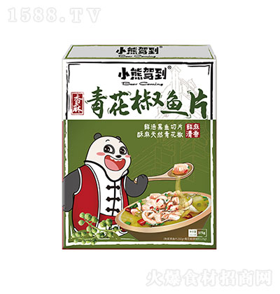 小熊駕到 香麻青花椒魚片 預(yù)制菜 料理包 速食 375g