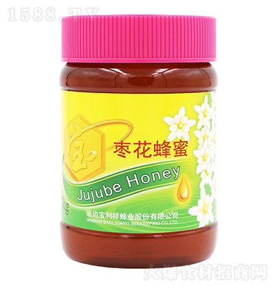 寶利 棗花蜂蜜1000G 蜂蜜制品甜品沖劑原料