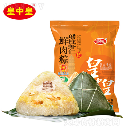 皇中皇 瑤柱蝦仁鮮肉粽 方便鮮粽