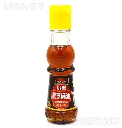 秦味佳 小磨黑芝麻油70ml
