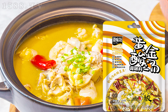 用【臻味坊黃金酸湯調(diào)味料】,做能喝湯的酸菜魚!