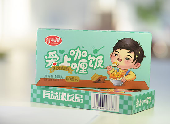 有益康咖喱塊(塊狀咖喱調味料)100克