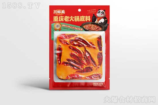 川好美重慶老火鍋底料,辣而不燥,鮮香濃郁!