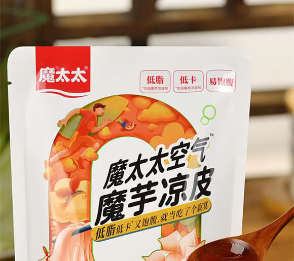 魔太太 魔芋涼皮 香辣味 涼拌美味 魔芋制品