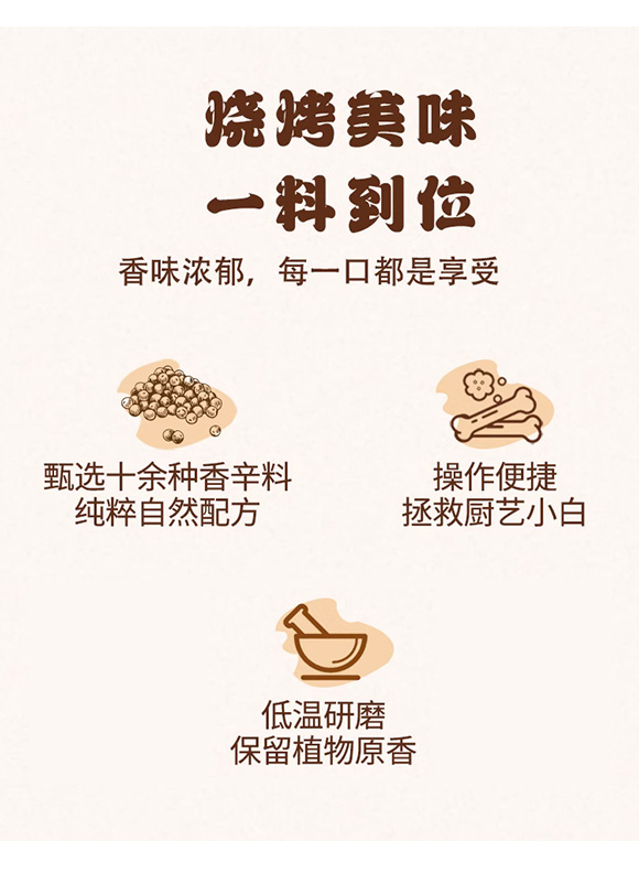 水臨門 空氣炸鍋調料40克 燒烤味 懶人調料招商加盟招代理